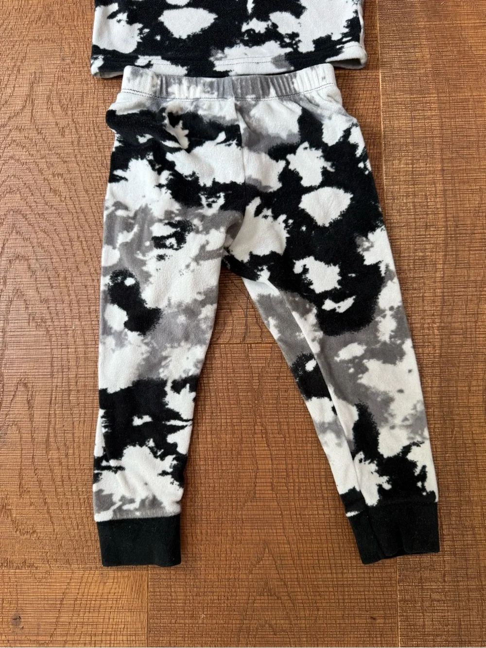 Kids Two-Piece Pajama Sets - 2-Set Bundle: Black & Gray Camo + Green Dino Print